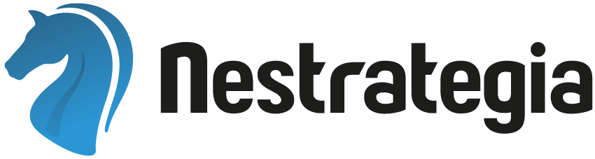 logo nestrategia marketing, diseño y programación